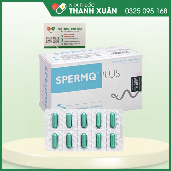 SPERMQ PLUS Giúp tăng số lượng và chất lượng tinh trùng